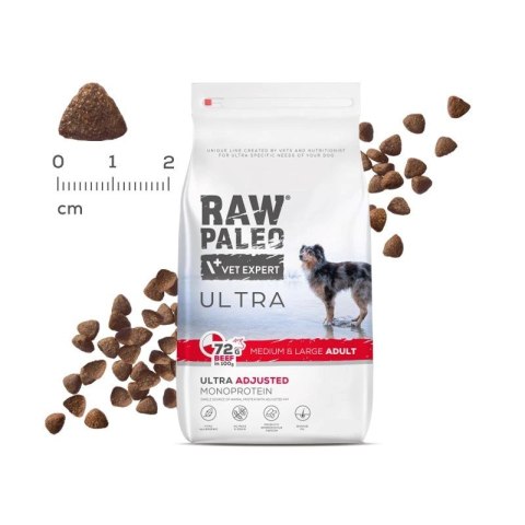 VetExpert Raw Paleo Ultra Wołowina Medium&Large Adult 2kg VetExpert Raw Paleo Ultra Wołowina Medium&Large Adult 2kg
