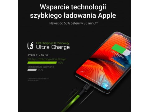 GREEN CELL ZESTAW KABLI KABGCSET05 3X KABEL GC RAY USB - LIGHTNING 120CM, BIAŁY LED GREEN CELL ZESTAW KABLI KABGCSET05 3X KABEL GC RAY USB - LIGHTNING 120CM, BIAŁY LED