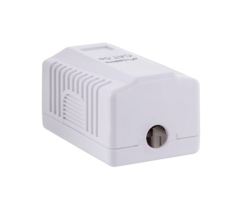Gniazdo natynkowe Lanberg OU5-0001-W (RJ-45; kat. 5e; UTP; kolor biały) Gniazdo natynkowe Lanberg OU5-0001-W (RJ-45; kat. 5e; UTP; kolor biały)