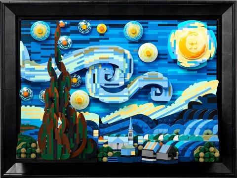 LEGO Ideas 21333 „Gwiaździsta noc" Vincenta van Gogha LEGO Ideas 21333 „Gwiaździsta noc" Vincenta van Gogha