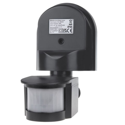 MACLEAN ŚCIENNY CZUJNIK RUCHU I ZMIERZCHU, 180°, MAX. 1200W, SZARY MCE25GR MACLEAN ŚCIENNY CZUJNIK RUCHU I ZMIERZCHU, 180°, MAX. 1200W, SZARY MCE25GR