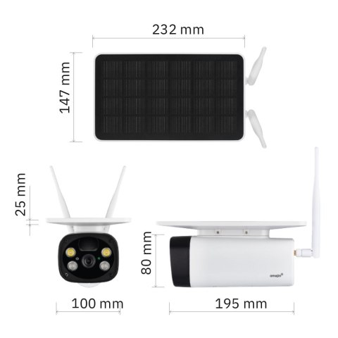OMAJIN ZEWNĘTRZNA KAMERA SOLARNA OSC-01-EU OMAJIN ZEWNĘTRZNA KAMERA SOLARNA OSC-01-EU