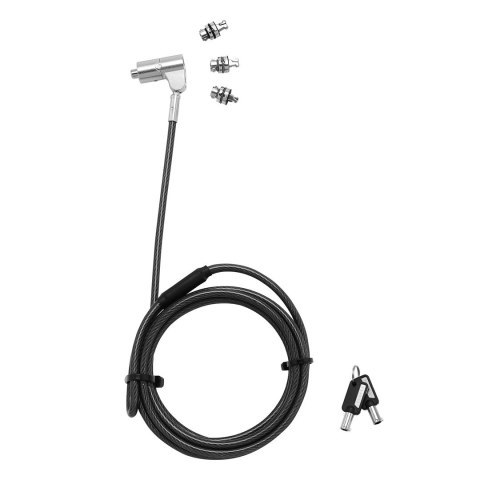 Linka zabezpieczająca do notebooka Dicota Universal Security Cable Lock na klucz czarna D31699 Linka zabezpieczająca do notebooka Dicota Universal Security Cable Lock na klucz czarna D31699
