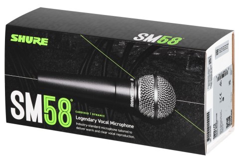 Shure SM58-LCE - Mikrofon dynamiczny, kardioidalny, wokalny Shure SM58-LCE - Mikrofon dynamiczny, kardioidalny, wokalny
