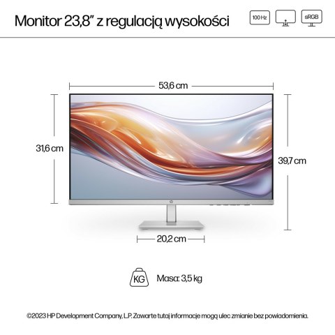 MONITOR HP LED IPS 23,8" 524sh (94C19E9) 100Hz MONITOR HP LED IPS 23,8" 524sh (94C19E9) 100Hz