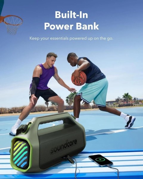Głośnik bezprzewodowy Soundcore Boom 2 Plus 140W Zielony Głośnik bezprzewodowy Soundcore Boom 2 Plus 140W Zielony