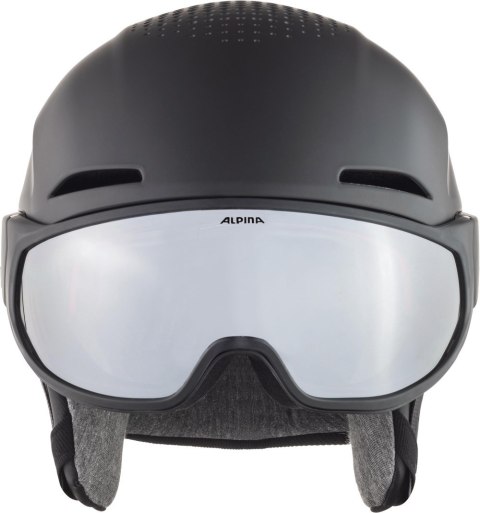 Kask narciarski ALPINA ALTO V black matt 55-59 Kask narciarski ALPINA ALTO V black matt 55-59