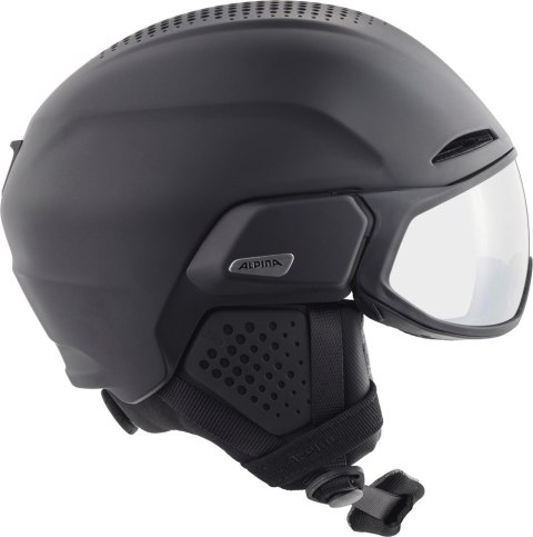 Kask narciarski ALPINA ALTO V black matt 55-59 Kask narciarski ALPINA ALTO V black matt 55-59