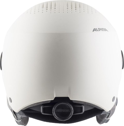 Kask narciarski ALPINA ARBER VISOR Q-LITE WHITE 54-58 Kask narciarski ALPINA ARBER VISOR Q-LITE WHITE 54-58