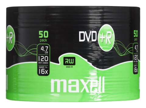 MAXELL DVD+R 4,7GB 50 szt w opakowaniu SHRINK. Prędkość zapisu 16X, 120 min. Przeznaczenie nagrywanie Multimediów. MAXELL DVD+R 4,7GB 50 szt w opakowaniu SHRINK. Prędkość zapisu 16X, 120 min. Przeznaczenie nagrywanie Multimediów.