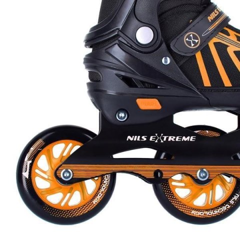 Łyżworolki NILS Extreme NA18812 A pomarańczowe rozm. L (39-42) (WYPRZEDAŻ) Łyżworolki NILS Extreme NA18812 A pomarańczowe rozm. L (39-42) (WYPRZEDAŻ)