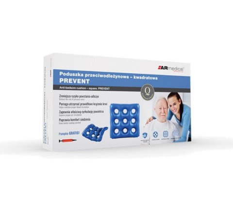 Poduszka przeciwodleżynowa - PREVENT Kwadratowa AR-091 Poduszka przeciwodleżynowa - PREVENT Kwadratowa AR-091