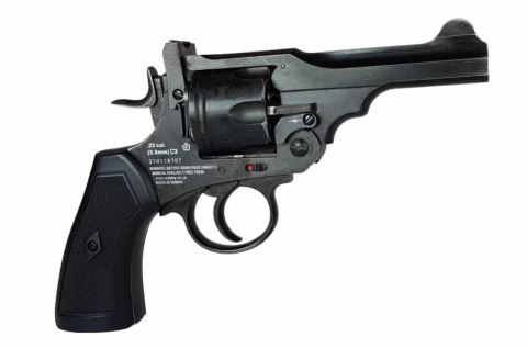 Rewolwer WEBLEY MKVI .455 Police kal.5,5 mm Diabolo łuski 6-strzał. lufa 4" CO2 Battlefield Ekp do17J Rewolwer WEBLEY MKVI .455 Police kal.5,5 mm Diabolo łuski 6-strzał. lufa 4" CO2 Battlefield Ekp do17J