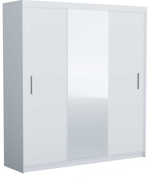 SZAFA FARO DRZWI PRZESUWNE LUSTRO 235CM BIEL MAT SZAFA FARO DRZWI PRZESUWNE LUSTRO 235CM BIEL MAT