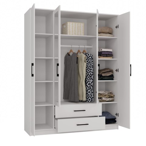 SZAFA ROMANA 160X205 BIAŁA Z LUSTREM SZAFA ROMANA 160X205 BIAŁA Z LUSTREM