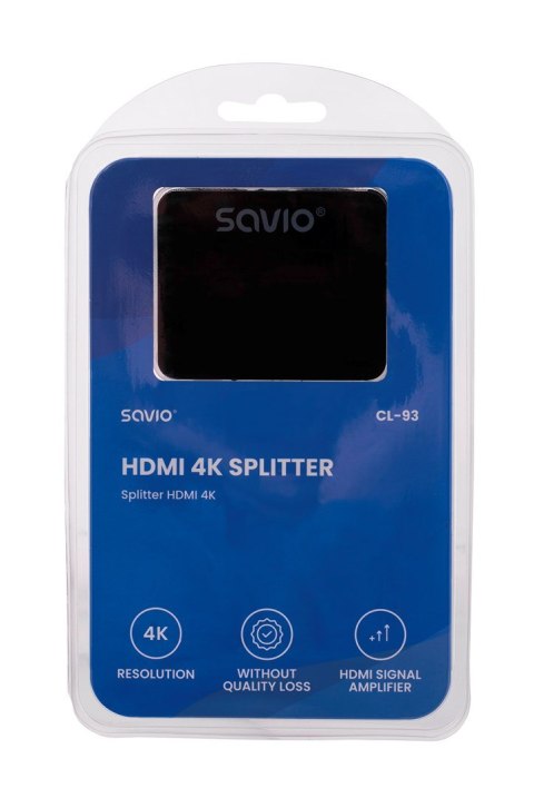 Splitter SAVIO CL-93 (HDMI, Micro USB; 2x HDMI) Splitter SAVIO CL-93 (HDMI, Micro USB; 2x HDMI)