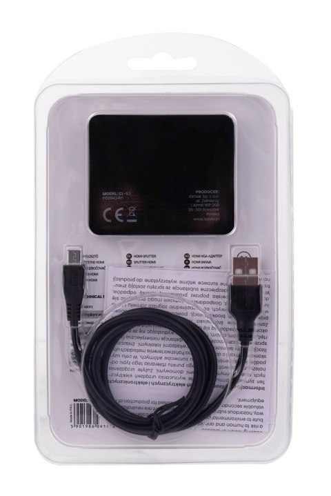 Splitter SAVIO CL-93 (HDMI, Micro USB; 2x HDMI) Splitter SAVIO CL-93 (HDMI, Micro USB; 2x HDMI)
