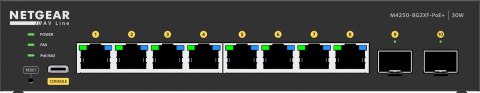 Switch Netgear M4250-8G2XF (XSM4216F) 10p PoE 220W (PoE+: 8p) Managed Gigabit Switch Netgear M4250-8G2XF (XSM4216F) 10p PoE 220W (PoE+: 8p) Managed Gigabit