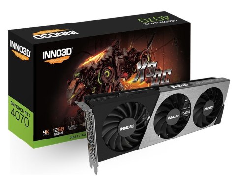Karta graf. INNO3D RTX 4070 X3 OC 12 GB Karta graf. INNO3D RTX 4070 X3 OC 12 GB