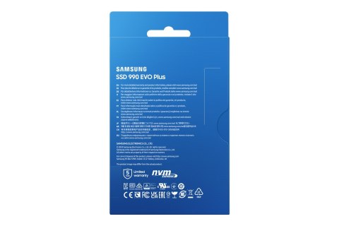 Dysk SSD Samsung 990 EVO Plus 1TB M.2 PCI-E x4 NVMe 5.0x2 Dysk SSD Samsung 990 EVO Plus 1TB M.2 PCI-E x4 NVMe 5.0x2