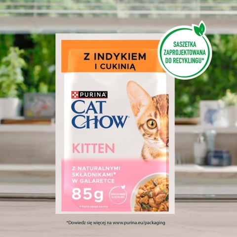 PURINA CAT CHOW Kitten Indyk 85g PURINA CAT CHOW Kitten Indyk 85g