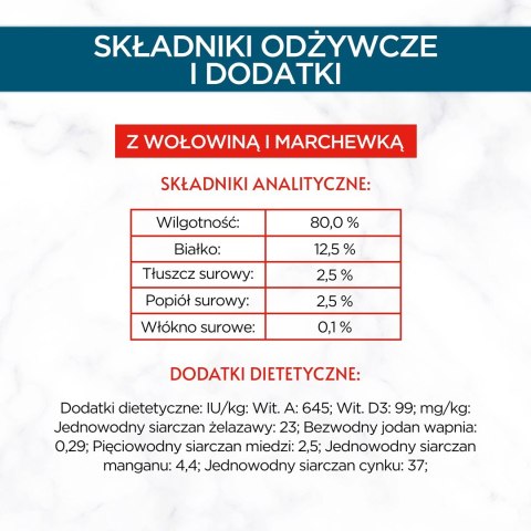 PURINA Gourmet Perle - wołowina, marchewka 85g PURINA Gourmet Perle - wołowina, marchewka 85g