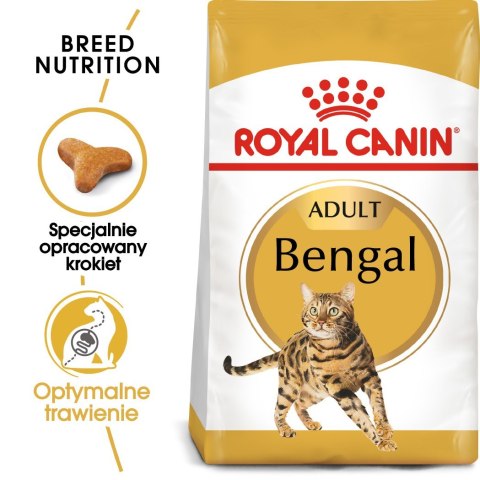 ROYAL CANIN Bengal Adult - sucha karma dla dorosłego kota - 2 kg ROYAL CANIN Bengal Adult - sucha karma dla dorosłego kota - 2 kg