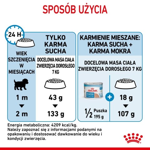 ROYAL CANIN SHN Mini Starter Mother & Babydog - sucha karma dla psa - 4 kg ROYAL CANIN SHN Mini Starter Mother & Babydog - sucha karma dla psa - 4 kg
