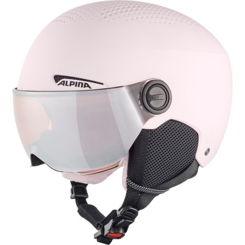 Kask narciarski ALPINA ZUPO VISOR Q-LITE ROSE 51-55 Kask narciarski ALPINA ZUPO VISOR Q-LITE ROSE 51-55