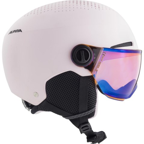 Kask narciarski ALPINA ZUPO VISOR Q-LITE ROSE 51-55 Kask narciarski ALPINA ZUPO VISOR Q-LITE ROSE 51-55