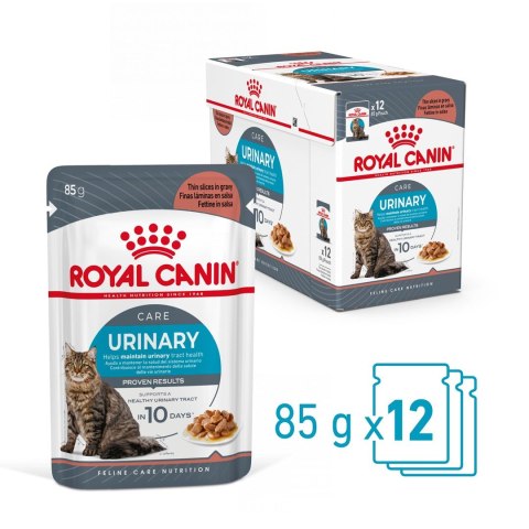 ROYAL CANIN FCN Urinary Care w sosie - mokra karma dla kota dorosłego - 12x85g ROYAL CANIN FCN Urinary Care w sosie - mokra karma dla kota dorosłego - 12x85g