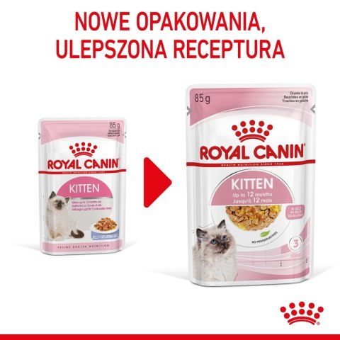 ROYAL CANIN FHN Kitten Instinctive in Jelly - mokra karma dla kociąt - 12x85g ROYAL CANIN FHN Kitten Instinctive in Jelly - mokra karma dla kociąt - 12x85g