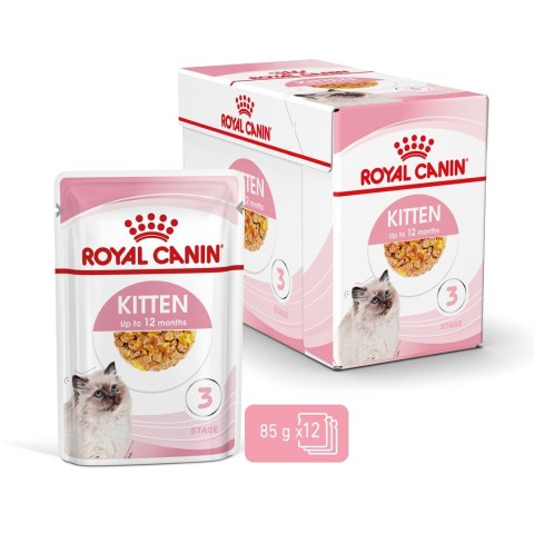 ROYAL CANIN FHN Kitten Instinctive in Jelly - mokra karma dla kociąt - 12x85g ROYAL CANIN FHN Kitten Instinctive in Jelly - mokra karma dla kociąt - 12x85g