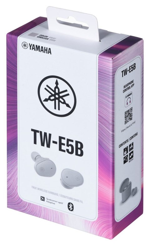 Słuchawki bezprzewodowe douszne Yamaha TW-E5B szare Słuchawki bezprzewodowe douszne Yamaha TW-E5B szare
