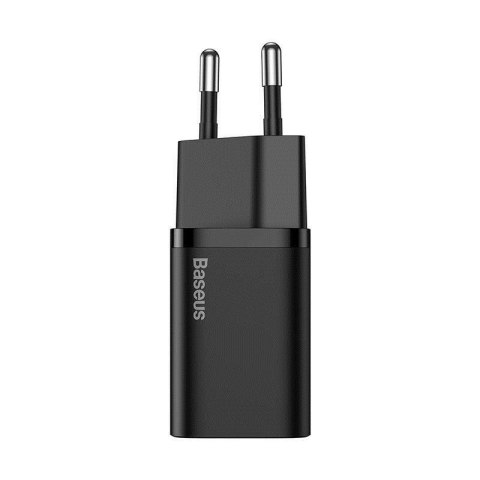 BASEUS ŁADOWARKA SIECIOWA QUICK CHARGER 20W CZARNA BASEUS ŁADOWARKA SIECIOWA QUICK CHARGER 20W CZARNA