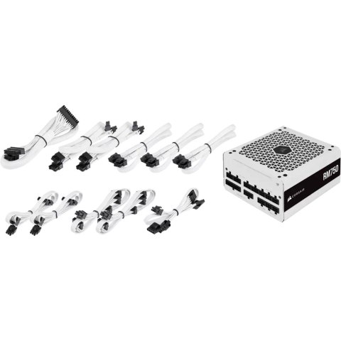 RM Series (2021), White, RM750, 750 Watt, 80 PLUS GOLD Certified RM Series (2021), White, RM750, 750 Watt, 80 PLUS GOLD Certified