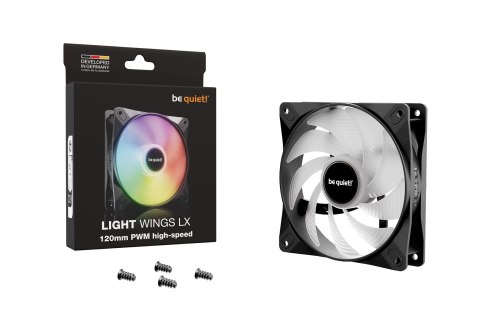 WENTYLATOR BE QUIET! Light Wings LX 120mm PWM high-speed WENTYLATOR BE QUIET! Light Wings LX 120mm PWM high-speed