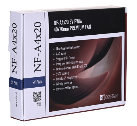 Wentylator NOCTUA NF-A4X20 40x20 mm PWM 5V Wentylator NOCTUA NF-A4X20 40x20 mm PWM 5V