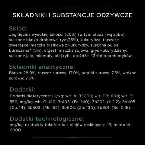 PURINA PRO PLAN SMALL & MINI ADULT Jagnięcina 700g PURINA PRO PLAN SMALL & MINI ADULT Jagnięcina 700g