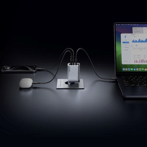 Ładowarka Anker Prime 100W 2x USB-C 1x USB-A ze składaną wtyczką Ładowarka Anker Prime 100W 2x USB-C 1x USB-A ze składaną wtyczką
