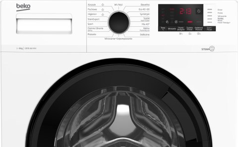 Pralka BEKO WUE6512WPBSE Pralka BEKO WUE6512WPBSE