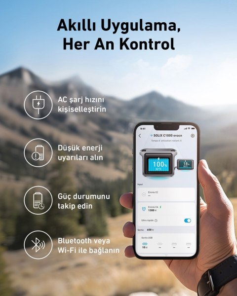 Przenośna stacja zasilania Anker Solix C1000X 1056Wh 1800W Przenośna stacja zasilania Anker Solix C1000X 1056Wh 1800W