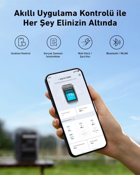 Przenośna stacja zasilania Anker Solix C300X 288Wh 300W Przenośna stacja zasilania Anker Solix C300X 288Wh 300W