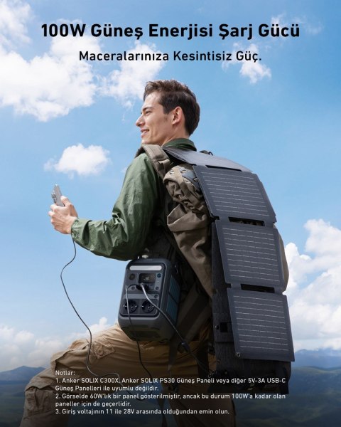 Przenośna stacja zasilania Anker Solix C300X 288Wh 300W Przenośna stacja zasilania Anker Solix C300X 288Wh 300W