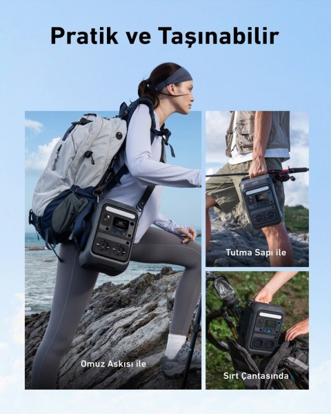 Przenośna stacja zasilania Anker Solix C300X 288Wh 300W Przenośna stacja zasilania Anker Solix C300X 288Wh 300W