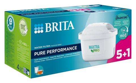 Filtr Brita MX+ Pro Pure Performance 5+1 (6 szt) (WYPRZEDAŻ) Filtr Brita MX+ Pro Pure Performance 5+1 (6 szt) (WYPRZEDAŻ)