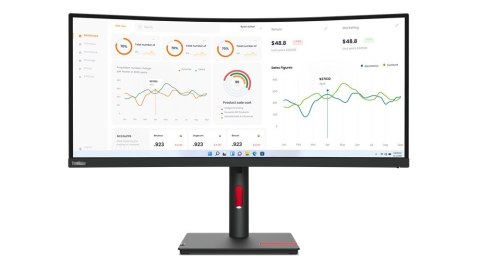 Lenovo ThinkVision T34w-30 34"VA 60Hz 350nits AG HDMI DP USB Raven Black 3Y Lenovo ThinkVision T34w-30 34"VA 60Hz 350nits AG HDMI DP USB Raven Black 3Y