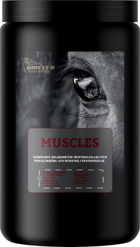 BIOFEED Horse&Pony Muscles - wsparcie mięśni 1kg BIOFEED Horse&Pony Muscles - wsparcie mięśni 1kg