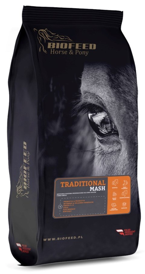 BIOFEED Horse&Pony Traditional Mash - uniwersalny mesz 20kg BIOFEED Horse&Pony Traditional Mash - uniwersalny mesz 20kg