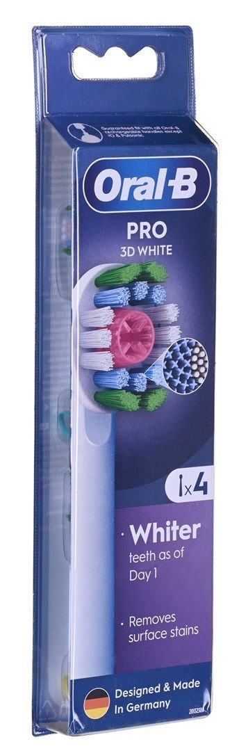 Braun Końcówki Oral-B EB18-4 pRX 3D White 4 szt. Braun Końcówki Oral-B EB18-4 pRX 3D White 4 szt.